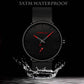 Men’s Ultra-Thin Minimalist Waterproof Wristwatch