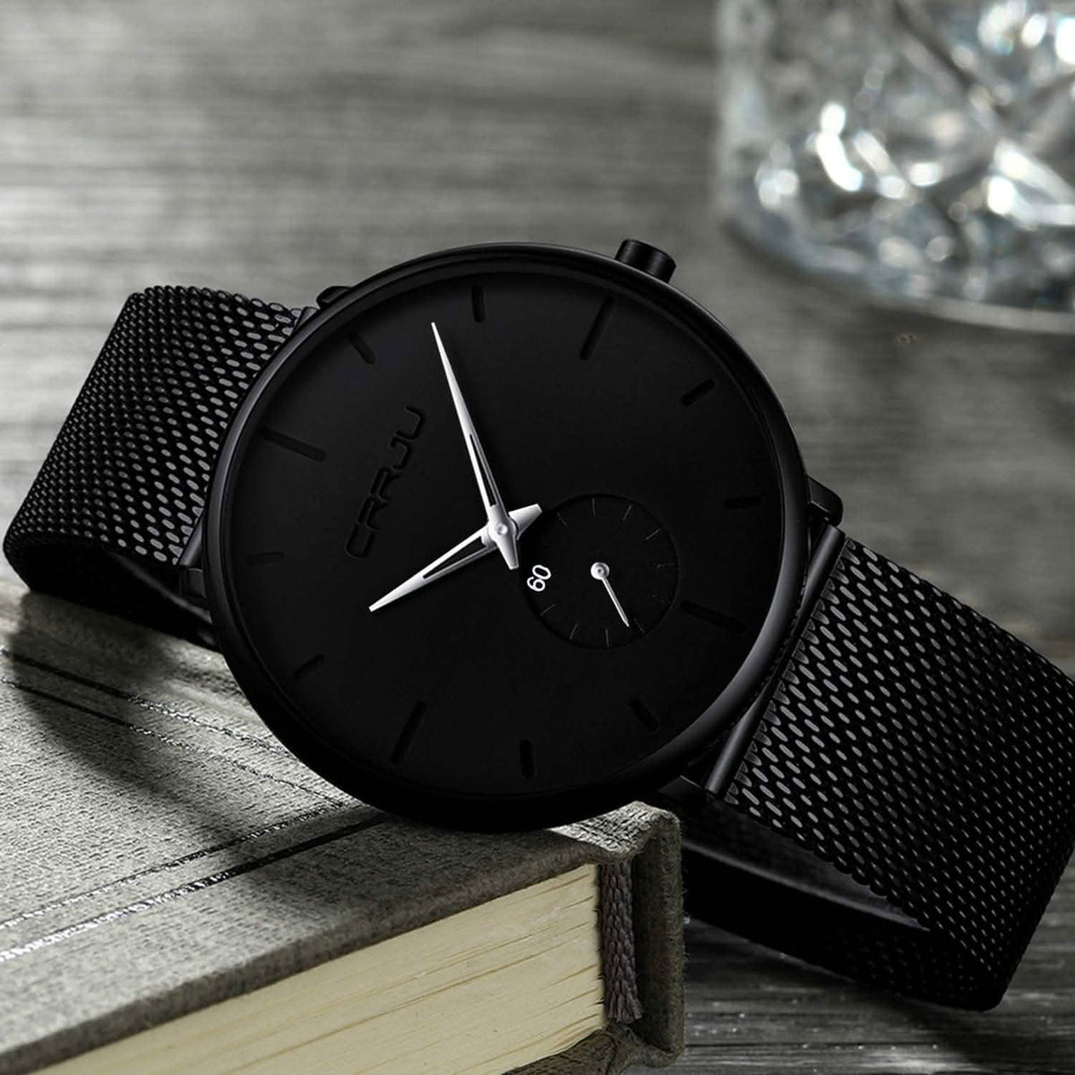 Men’s Ultra-Thin Minimalist Waterproof Wristwatch