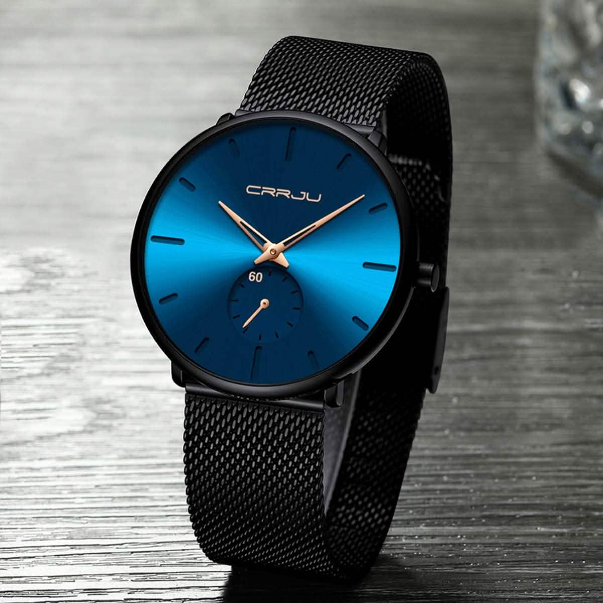 Men’s Ultra-Thin Minimalist Waterproof Wristwatch