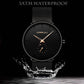 Men’s Ultra-Thin Minimalist Waterproof Wristwatch