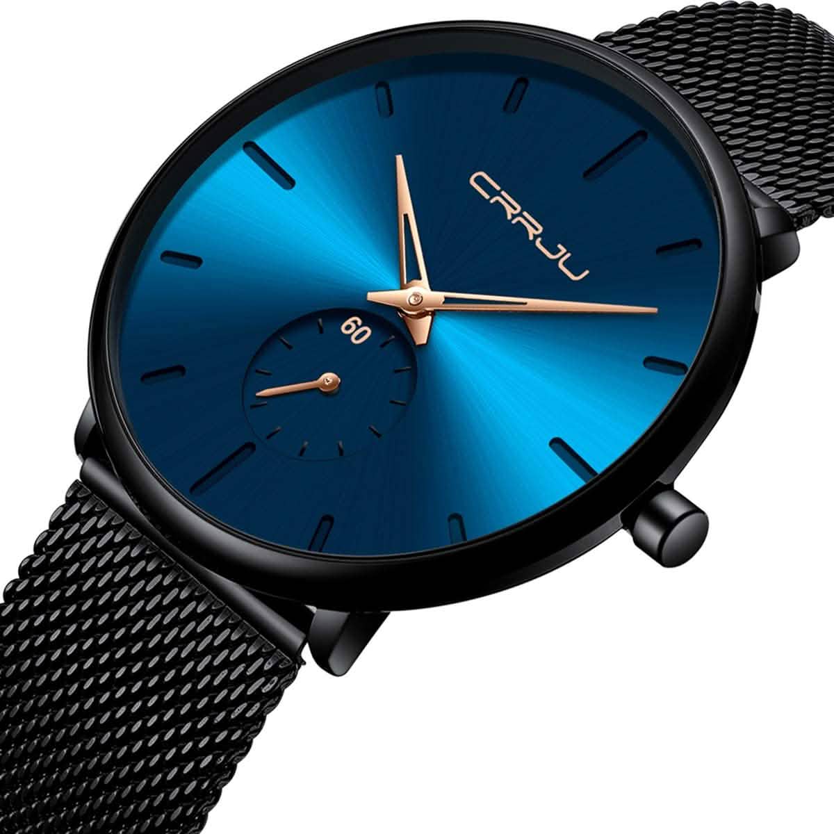 Men’s Ultra-Thin Minimalist Waterproof Wristwatch