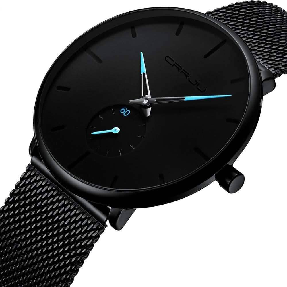 Men’s Ultra-Thin Minimalist Waterproof Wristwatch