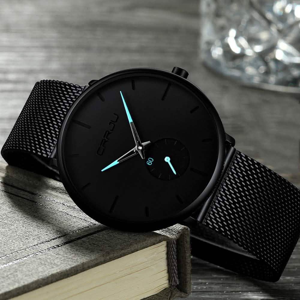 Men’s Ultra-Thin Minimalist Waterproof Wristwatch