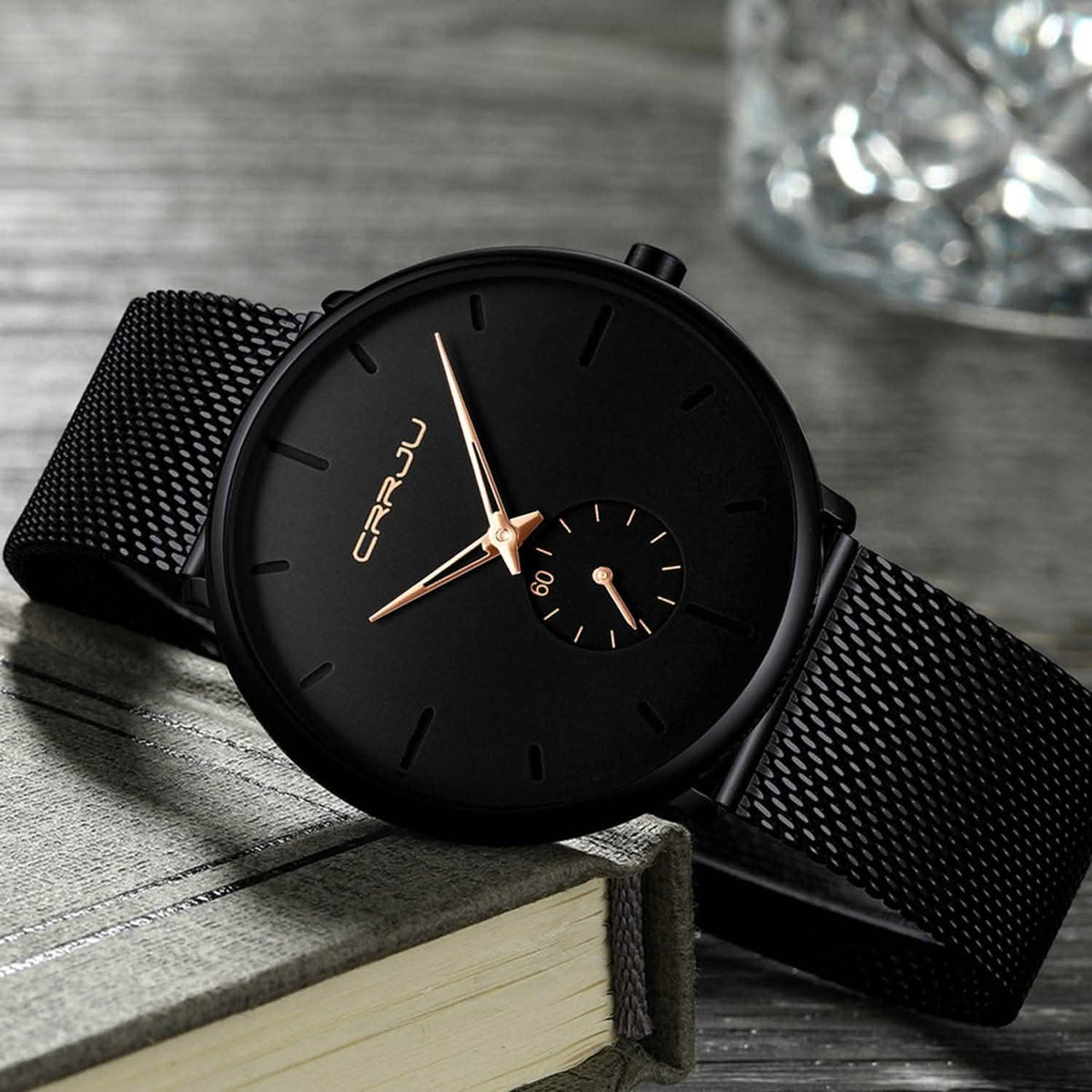Men’s Ultra-Thin Minimalist Waterproof Wristwatch