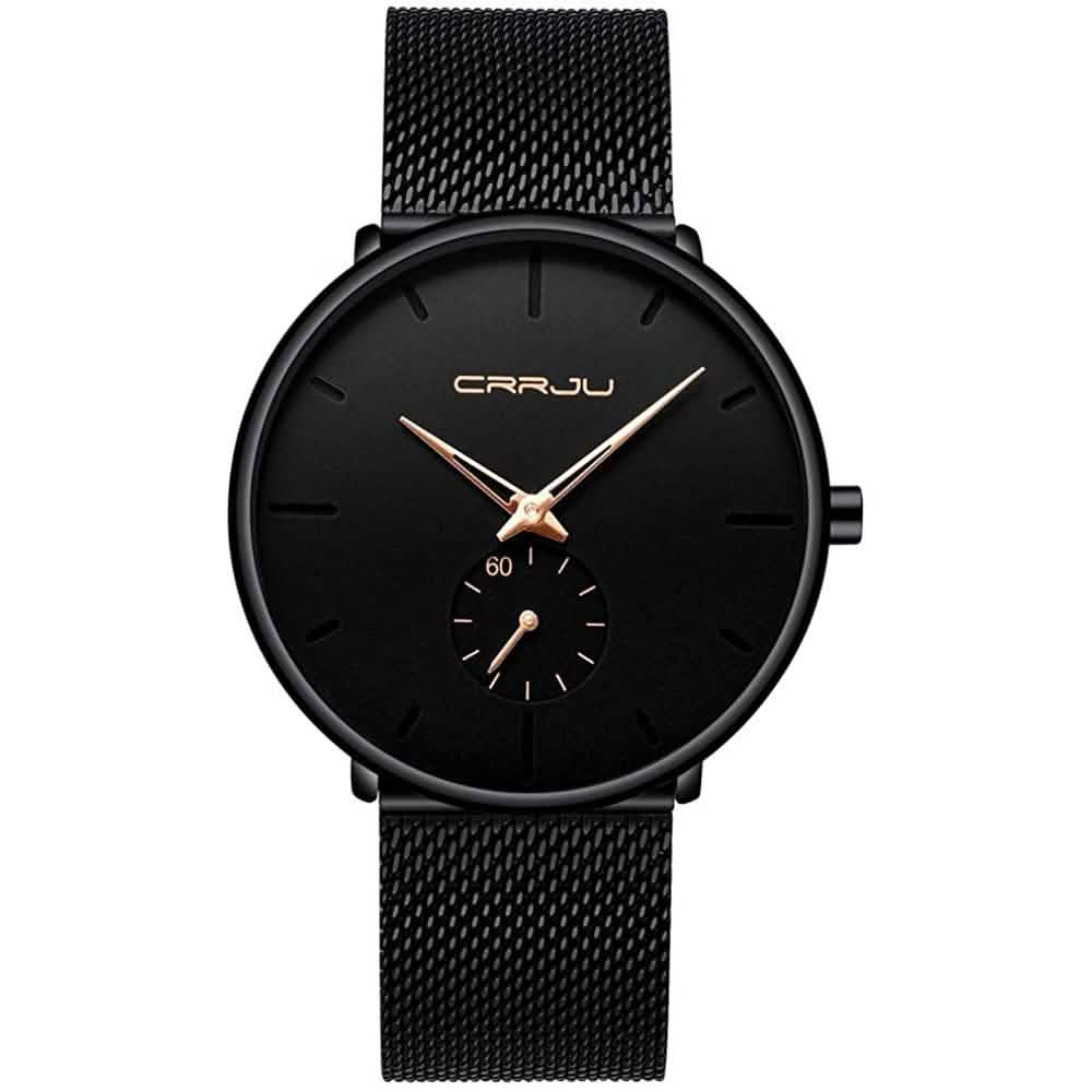 Men’s Ultra-Thin Minimalist Waterproof Wristwatch
