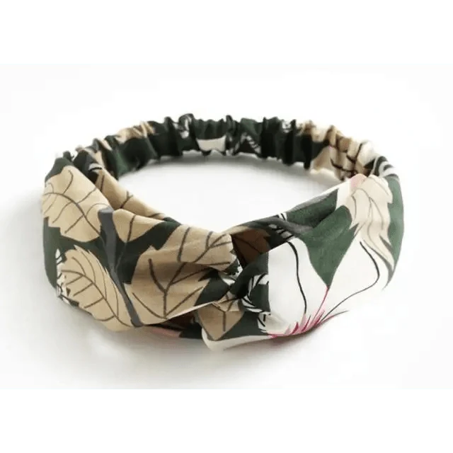 Women’s Summer Turban Headband Fashion Cross Bandana Hair Accessory