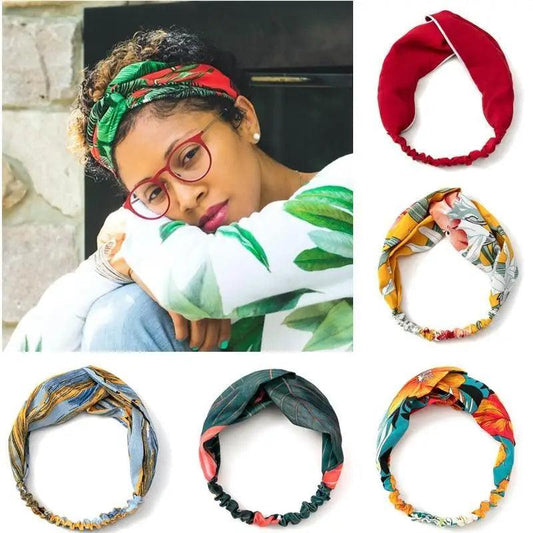 Women’s Summer Turban Headband Fashion Cross Bandana Hair Accessory