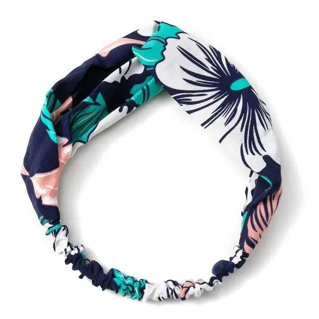 Women’s Summer Turban Headband Fashion Cross Bandana Hair Accessory
