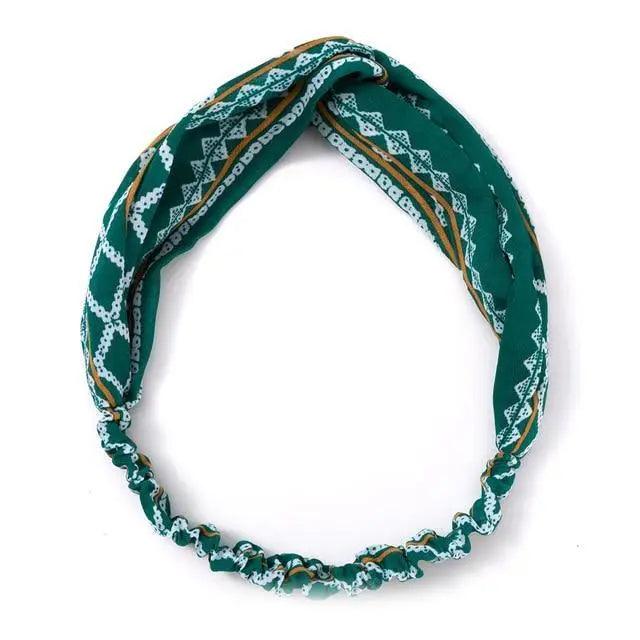 Women’s Summer Turban Headband Fashion Cross Bandana Hair Accessory