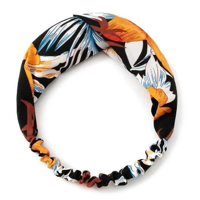 Women’s Summer Turban Headband Fashion Cross Bandana Hair Accessory