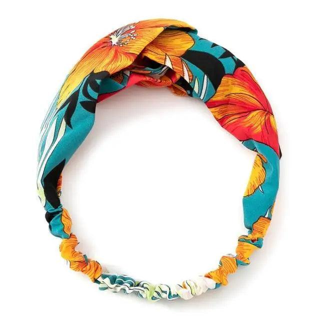 Women’s Summer Turban Headband Fashion Cross Bandana Hair Accessory