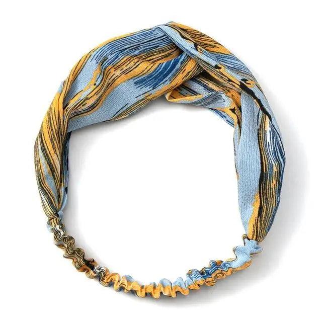 Women’s Summer Turban Headband Fashion Cross Bandana Hair Accessory