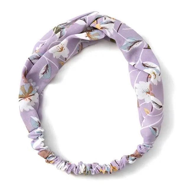 Women’s Summer Turban Headband Fashion Cross Bandana Hair Accessory