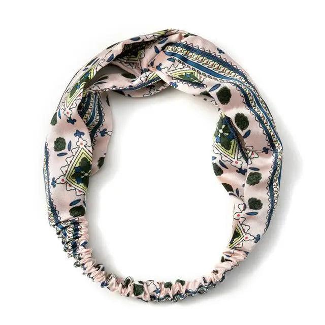 Women’s Summer Turban Headband Fashion Cross Bandana Hair Accessory