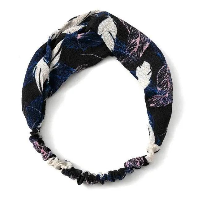 Women’s Summer Turban Headband Fashion Cross Bandana Hair Accessory