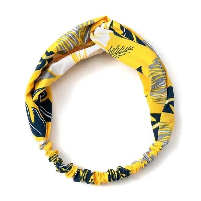 Women’s Summer Turban Headband Fashion Cross Bandana Hair Accessory