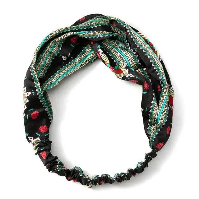 Women’s Summer Turban Headband Fashion Cross Bandana Hair Accessory