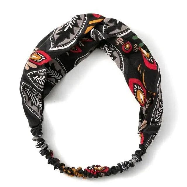 Women’s Summer Turban Headband Fashion Cross Bandana Hair Accessory