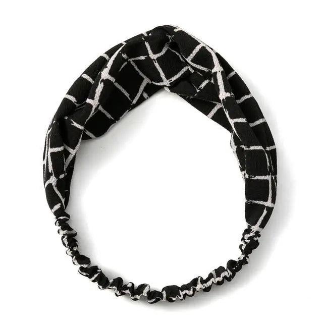 Women’s Summer Turban Headband Fashion Cross Bandana Hair Accessory