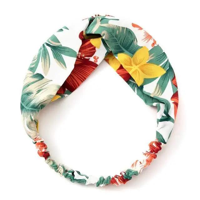 Women’s Summer Turban Headband Fashion Cross Bandana Hair Accessory