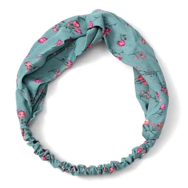 Women’s Summer Turban Headband Fashion Cross Bandana Hair Accessory