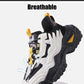 Men’s Chunky Platform Sneakers Height Increasing Casual Slip On Shoes