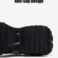 Men’s Chunky Platform Sneakers Height Increasing Casual Slip On Shoes