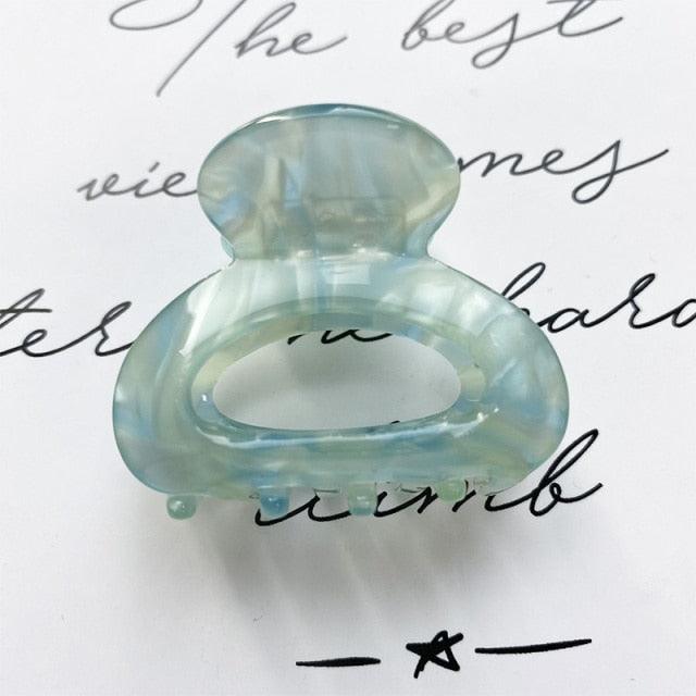 Mini Acetate Hair Clip Women Girls Chic Claw Barrettes