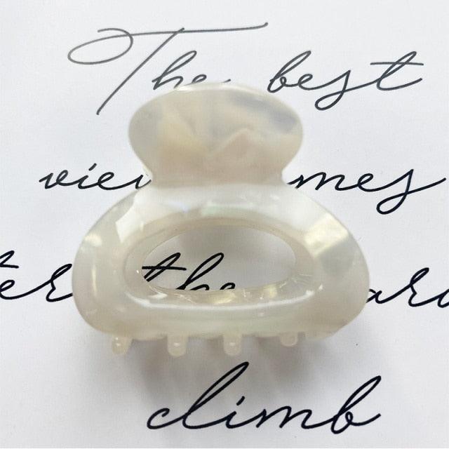 Mini Acetate Hair Clip Women Girls Chic Claw Barrettes