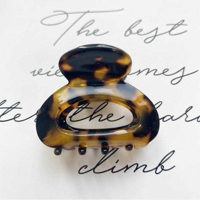 Mini Acetate Hair Clip Women Girls Chic Claw Barrettes