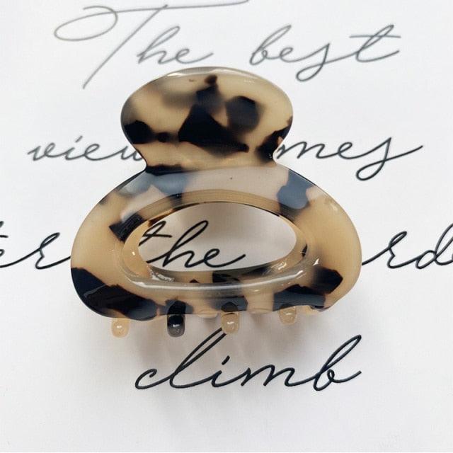 Mini Acetate Hair Clip Women Girls Chic Claw Barrettes