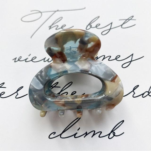Mini Acetate Hair Clip Women Girls Chic Claw Barrettes