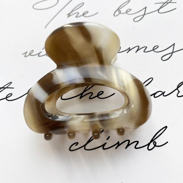 Mini Acetate Hair Clip Women Girls Chic Claw Barrettes