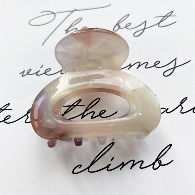 Mini Acetate Hair Clip Women Girls Chic Claw Barrettes