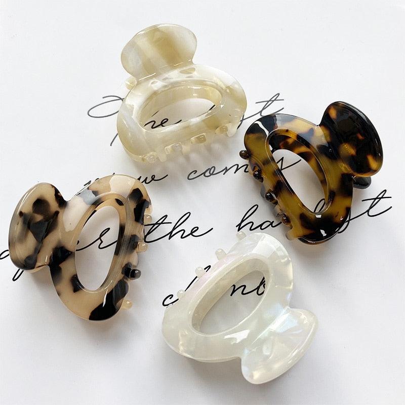 Mini Acetate Hair Clip Women Girls Chic Claw Barrettes