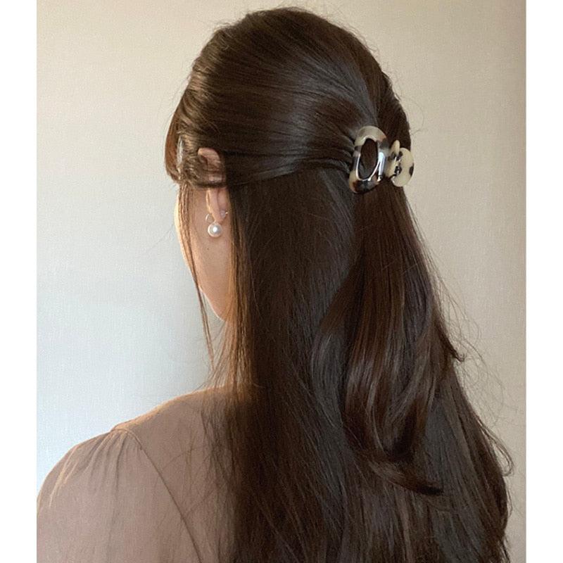 Mini Acetate Hair Clip Women Girls Chic Claw Barrettes