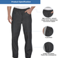 Men's Pull-On Denim and Twill Pants — Elastic Waist Easy Fit
