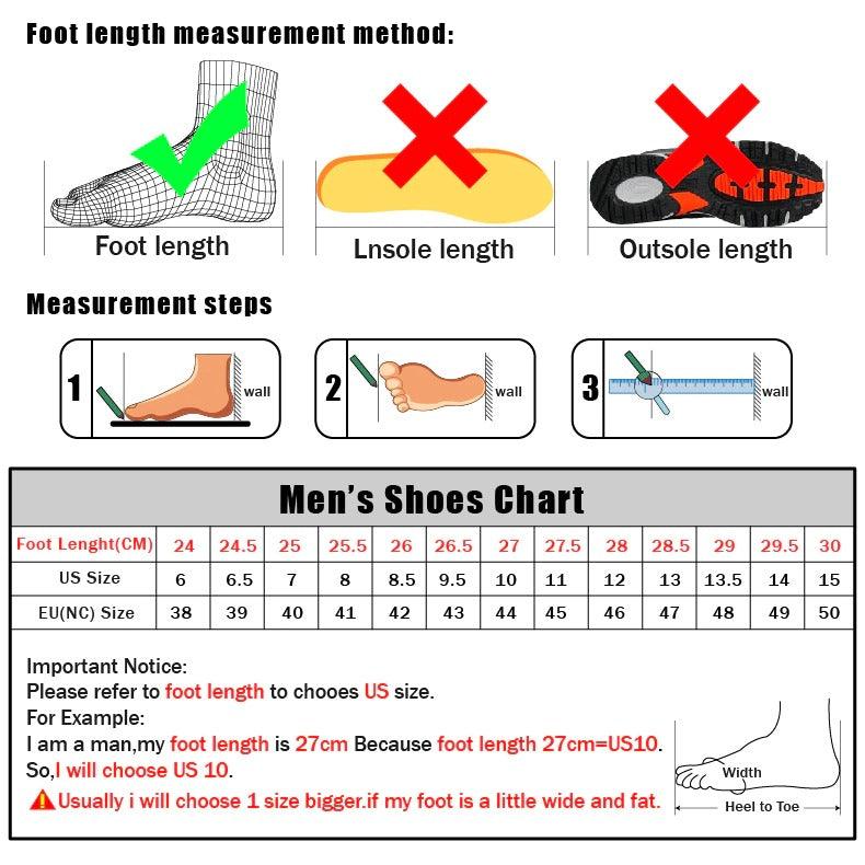 Men’s Winter Casual Sneakers Lightweight Running Sports Tennis Shoes