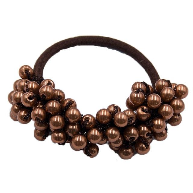 Women’s Big Pearl Hair Ties Korean Style Scrunchies Accessories