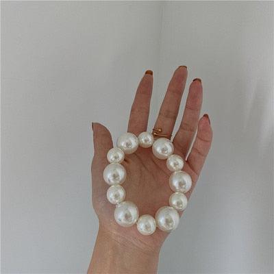 Women’s Big Pearl Hair Ties Korean Style Scrunchies Accessories