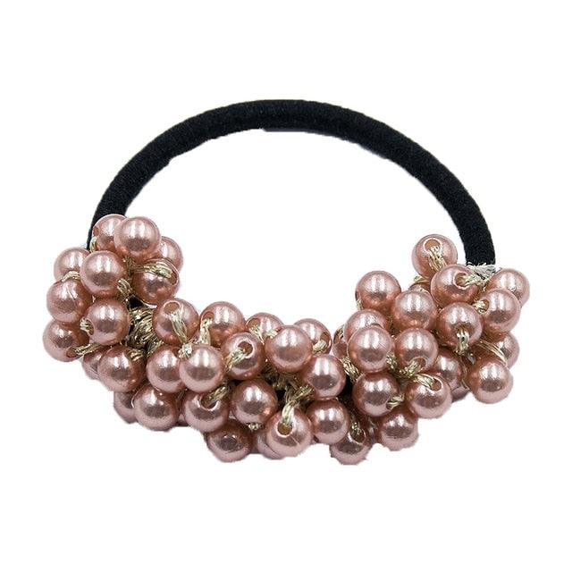Women’s Big Pearl Hair Ties Korean Style Scrunchies Accessories